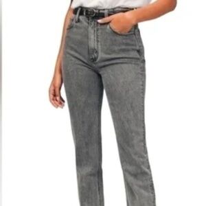 Abercrombie The Ankle Straight Ulta High Rise Jeans size 26